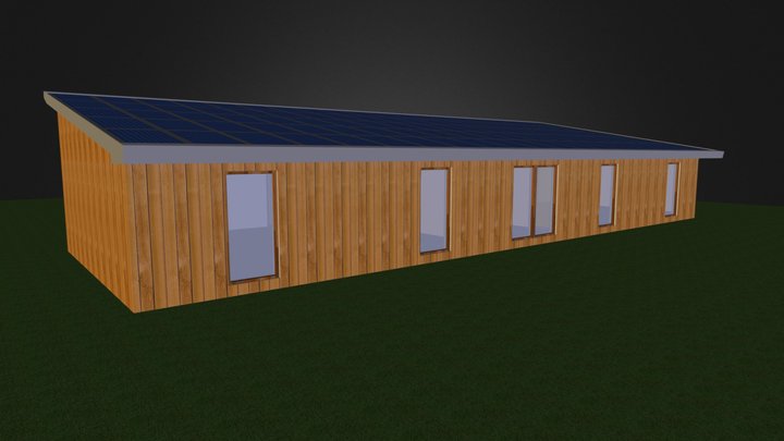 2 x Classrooms and Utility area 3D Model