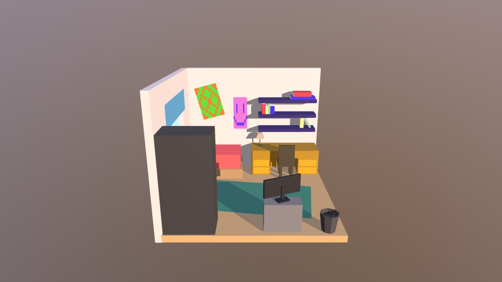 Bedroom 3d Model By Dholt2429 [a8994e0] Sketchfab