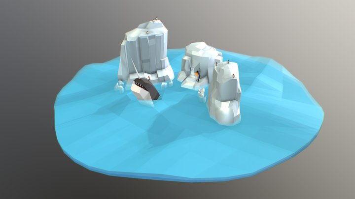 Ice Environment 3D Model