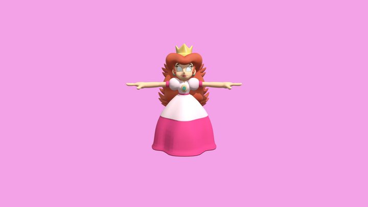 SMBSS - Princess Toadstool – Modèle 3D gratuit STL