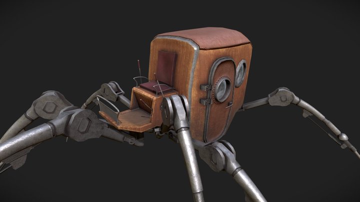 Spider Carriage 3D Model