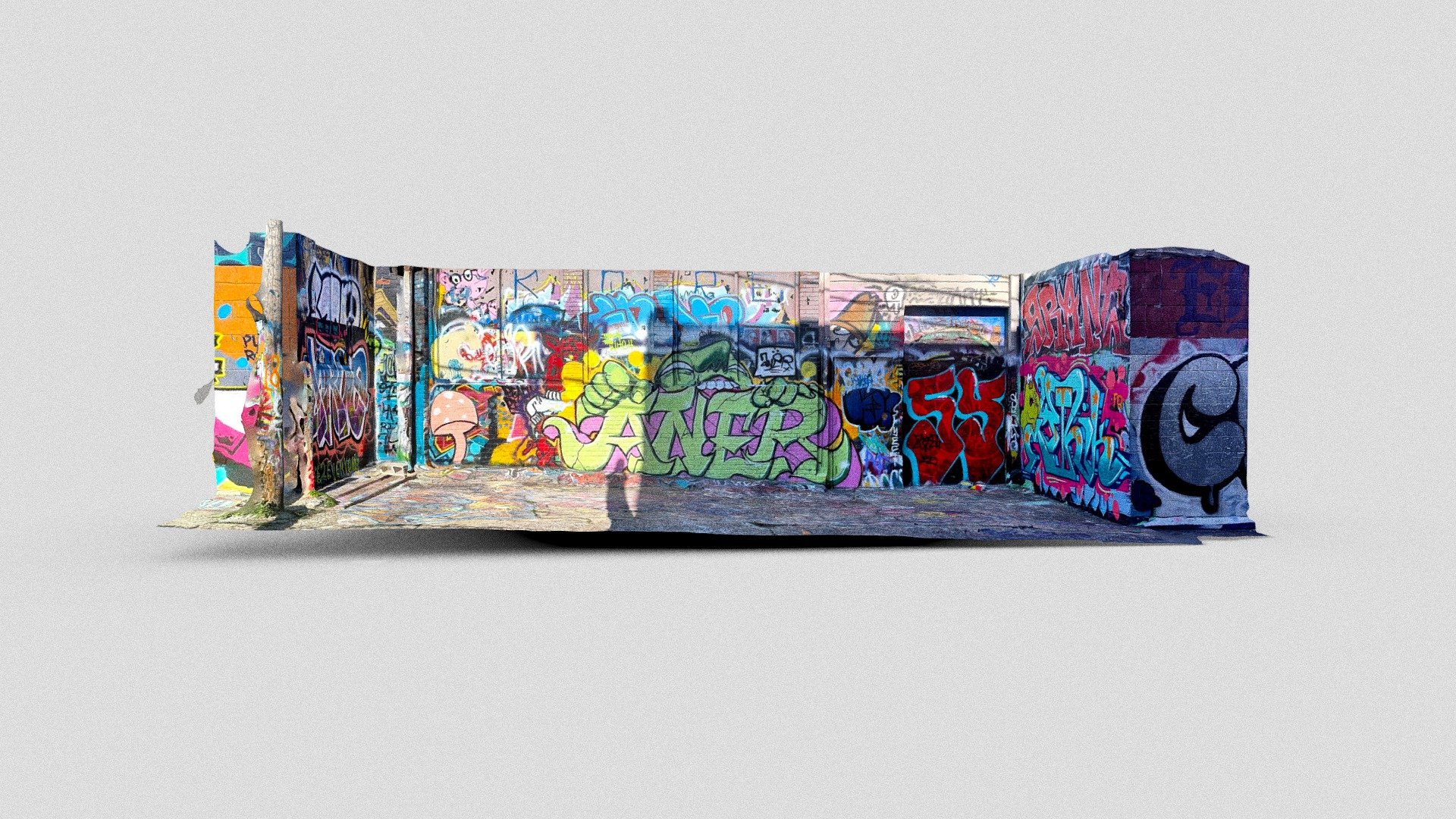 KC Graffiti Download Free 3D model by alexdelker [a89e5f4] Sketchfab