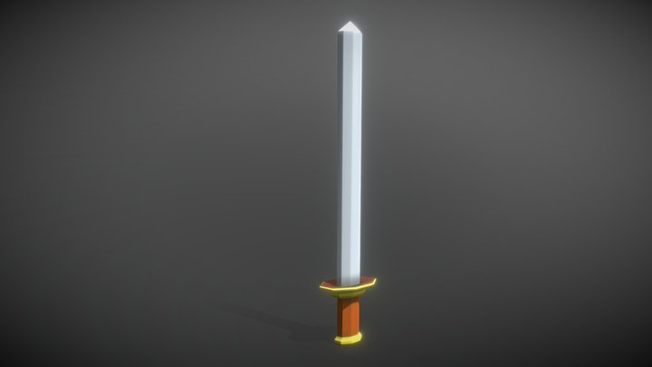 Honest Sword of Second Attempt 3D Model