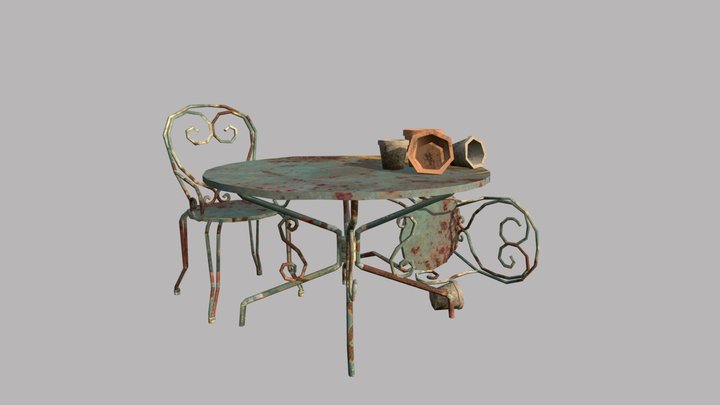 Grandma's House - 3 Simple Props 3D Model