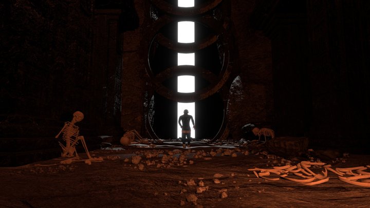 Caverna antigas 3D Model
