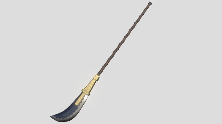 Whitebeard’s Naginata 3D Model
