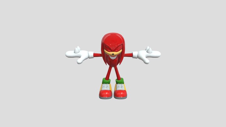 Sonic Forces - Knuckles The Echidna 3D Model