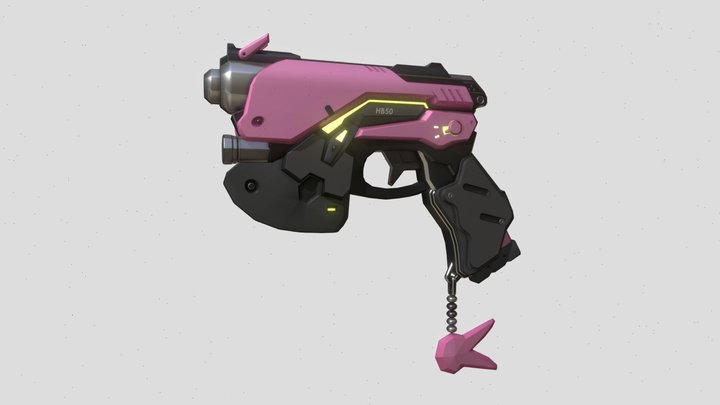 D.va blaster 3D Model