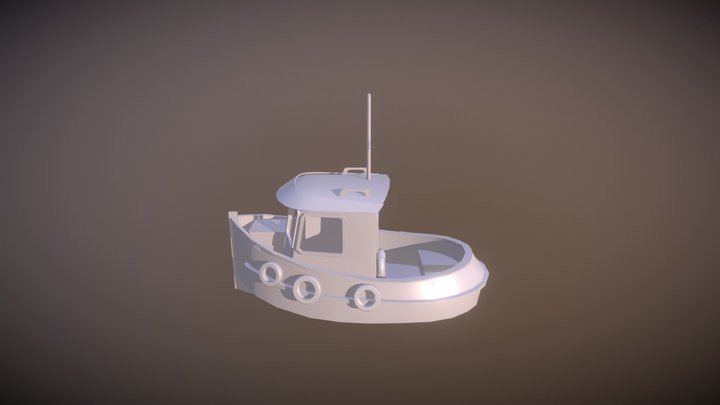 Tugboat 3D Model