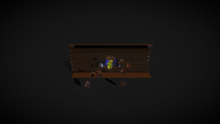 Lego Test FBX (Epilepsy Warning) 3D Model