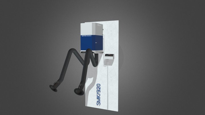 Stationary Fume Extractor with Activated Carbon 3D Model