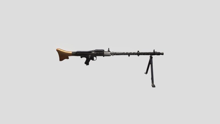 MG34 01 Shoot 3D Model