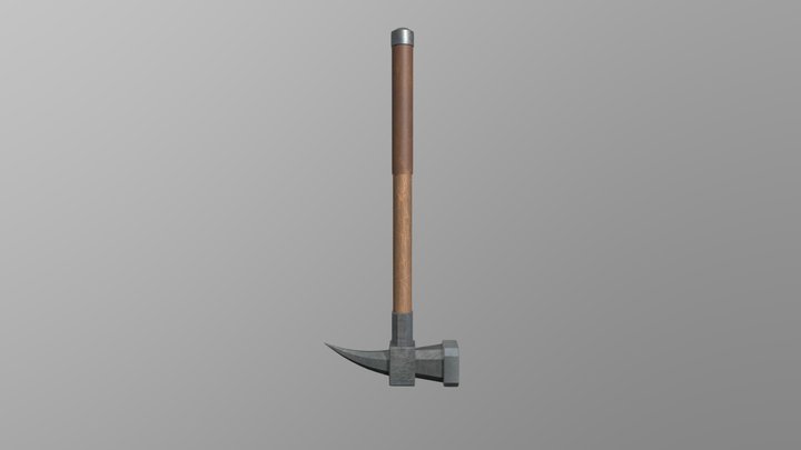 Hammer 2 Lowpoly 3D Model