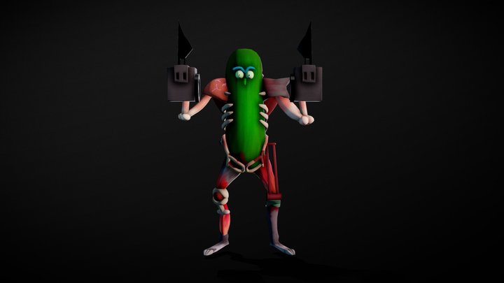 Pickle rick 3D Model