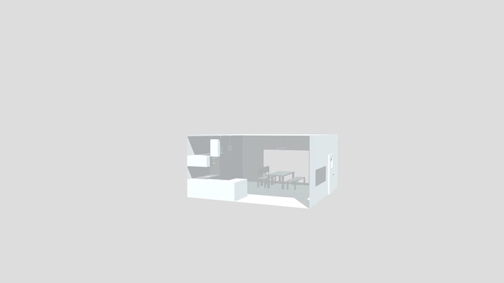 1.Aufgabe - Szene mit 20 Meshes 3D Model