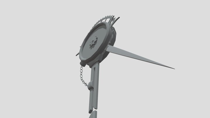 Time Traveller Staff 3D Model