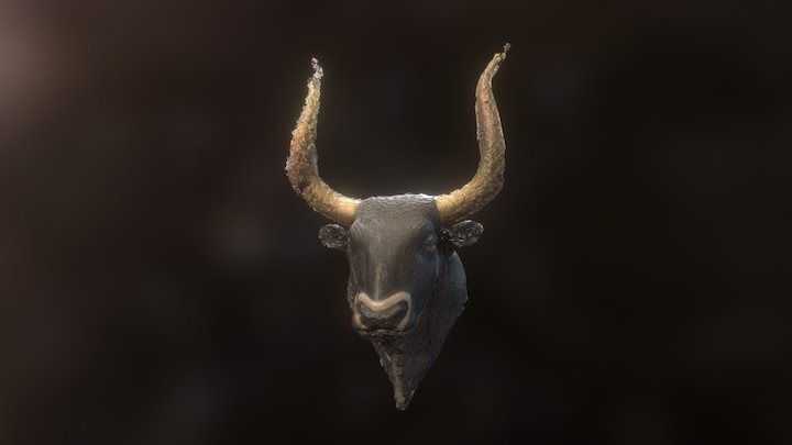 Minoan Bull's Head Rhyton Photogrammetry test – Modello 3D gratuito STL