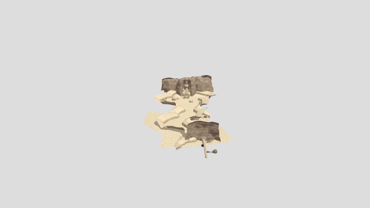 Hyrule prueba Desert 3D Model