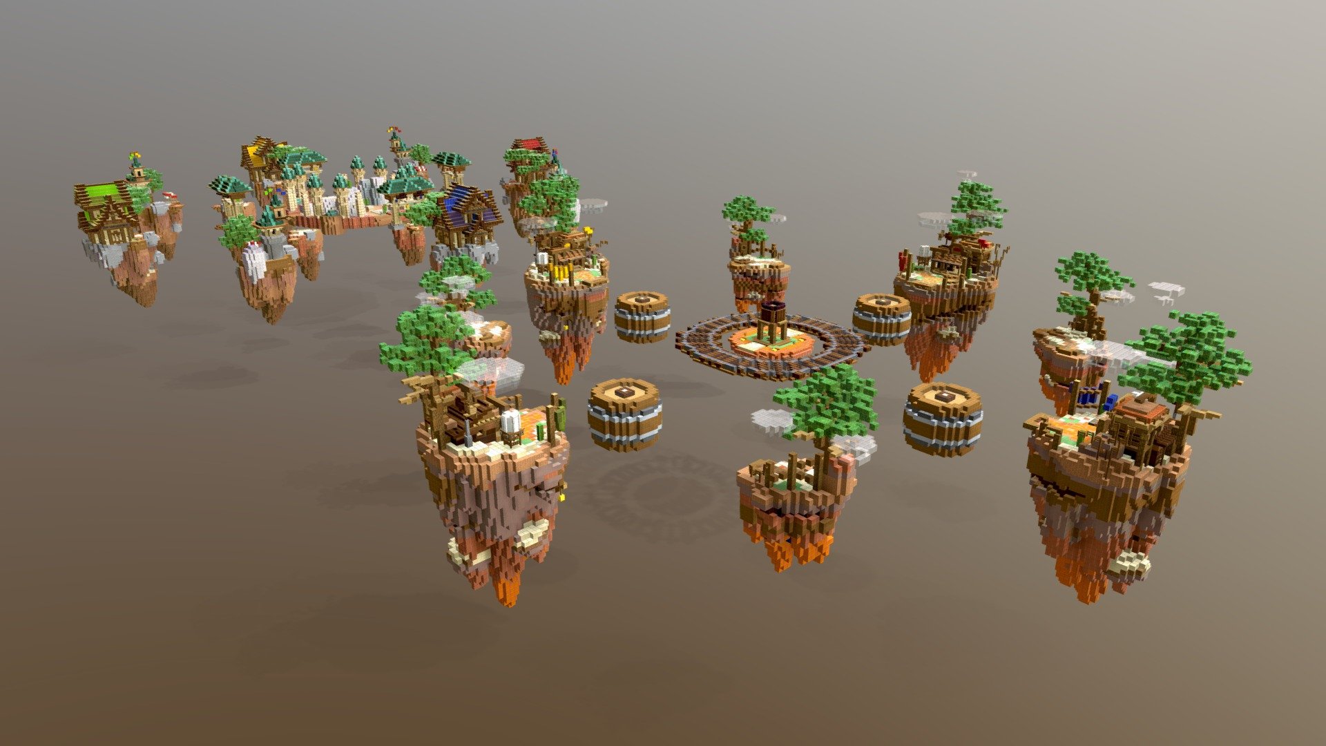 BedWars - Map pack #1 - Buy Royalty Free 3D model by BreadBuilds  (@BreadBuilds) [a8a649f]