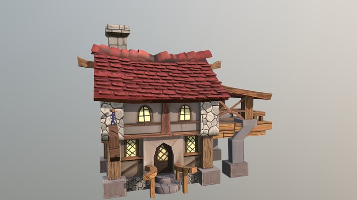 HouseLowpoly 3D Model
