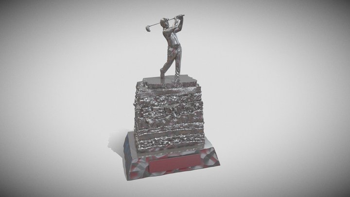 Migas Golf Tournament Trophy 3D Model