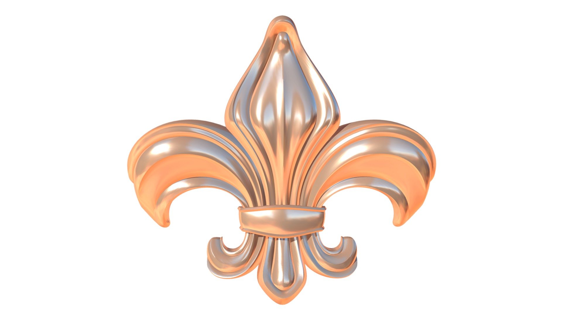 Flower Lily Fleur De Lis - 3D model by MaRaT [a8a7de4] - Sketchfab