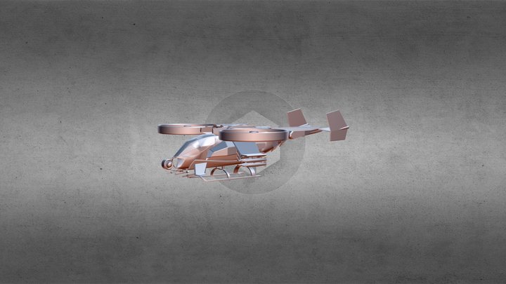 AT-99 “Scorpion” Gunship 3D Model