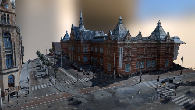 Amsterdam 2.5m - Scene 2 - Stedelijk Museum 3D Model