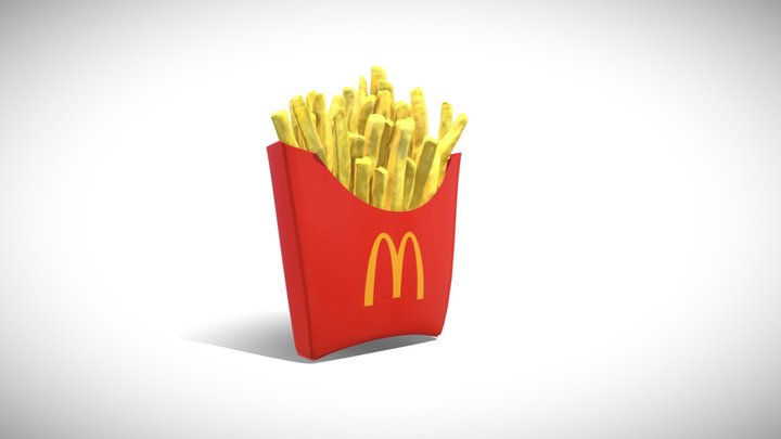 Mcdonalds Fries 3D Model