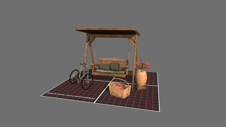 DAE 5 Finished props - Grandma's house 3D Model