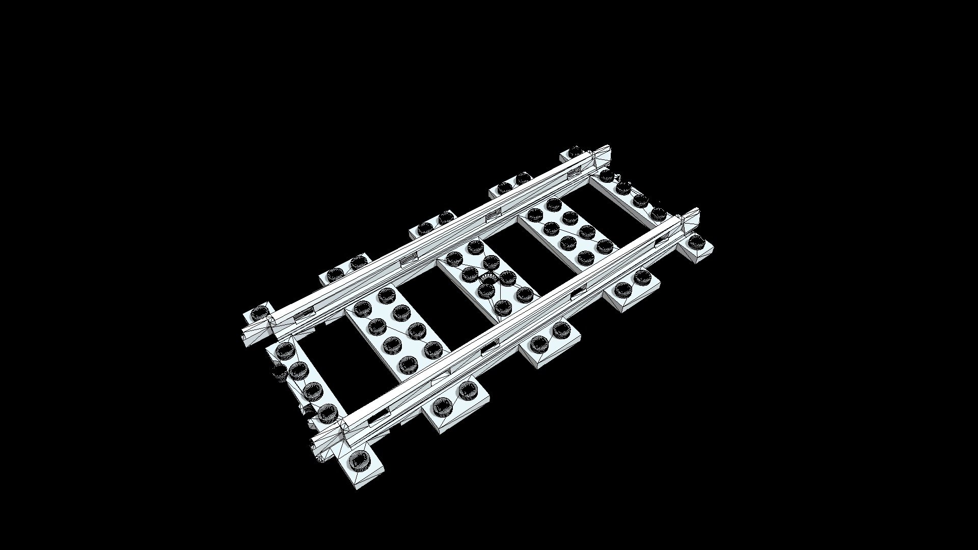 Train Track 9V Straight