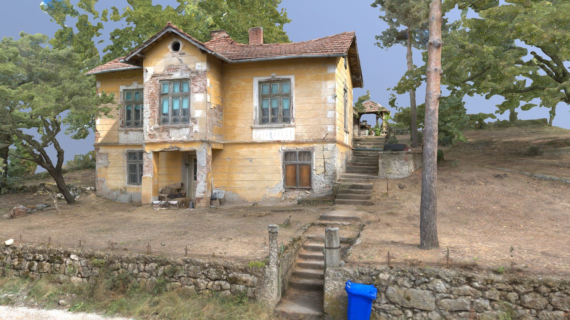 Поповска кућа или мајорат, село Лукавица — Sketchfab embed 3D viewer