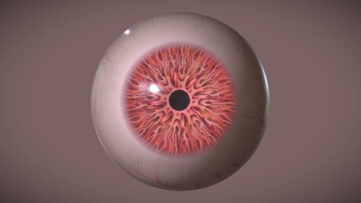 Parasite eyeball - blender file 3D Model