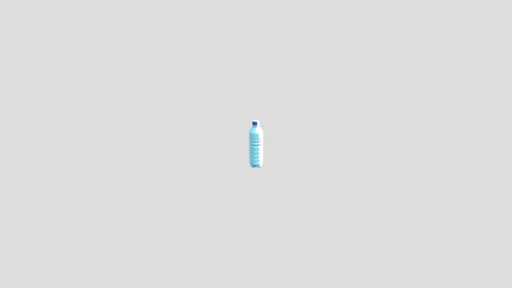 Plastic Water Bottle 3D Model