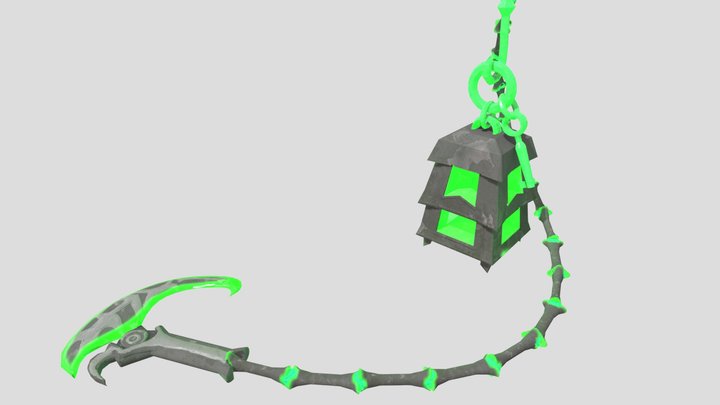 Thresh's Hook And Lantern 3D Model