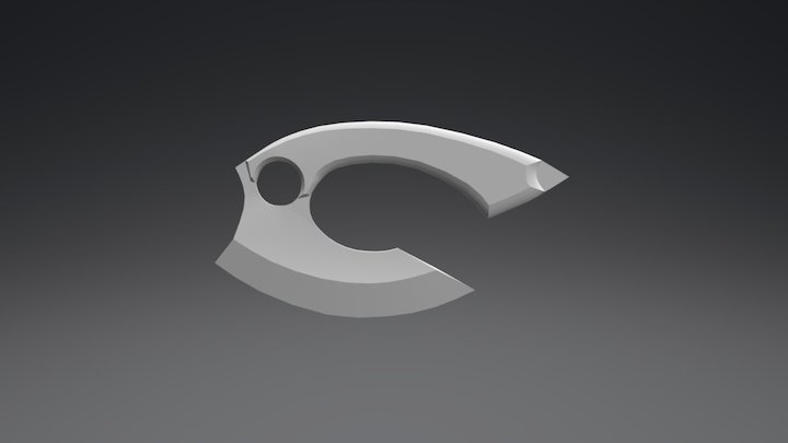 Knife_Axe 3D Model