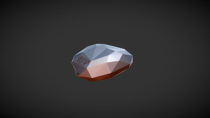 Water Rock 3D Model