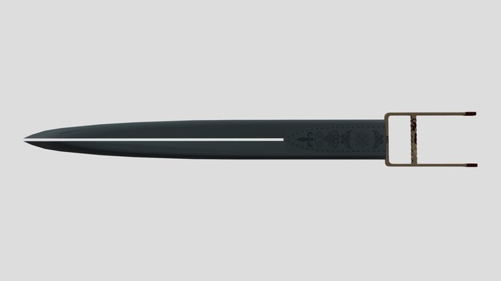 C0D3_Katar(Indian Katar) 3D Model