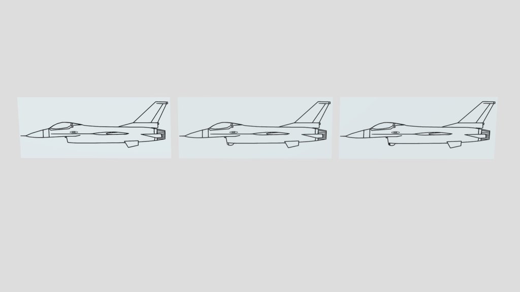 simple F-16 templates.
