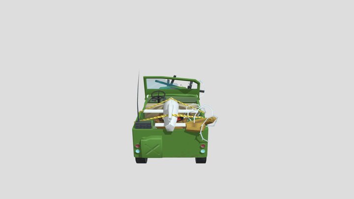 wwii vehicle w/rocket – Modèle 3D gratuit STL