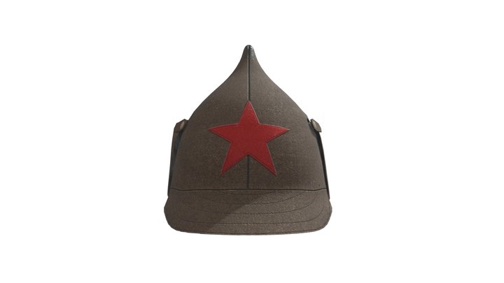 Budenovka - Soviet Military Cap 3D Model