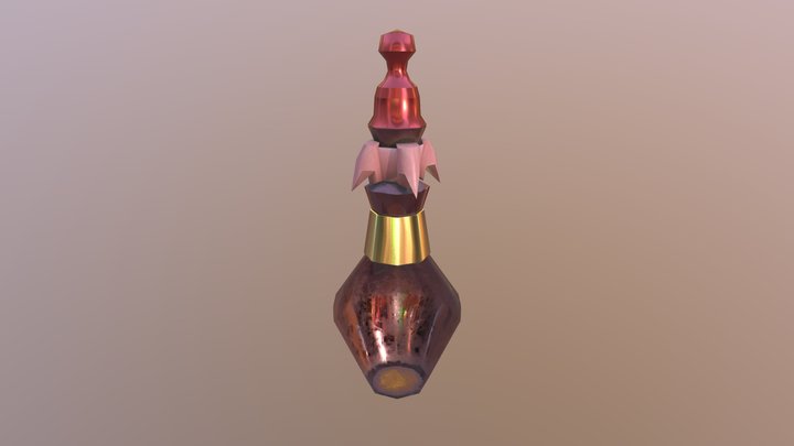 Lv50 potion bottle 3D Model