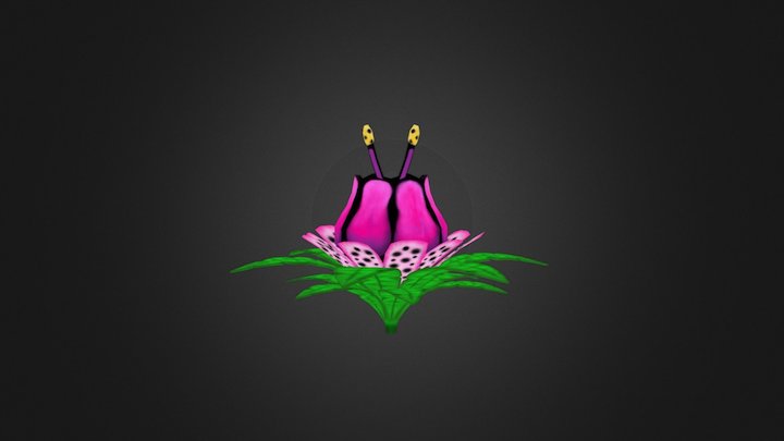 Blooming Flower 3D Model