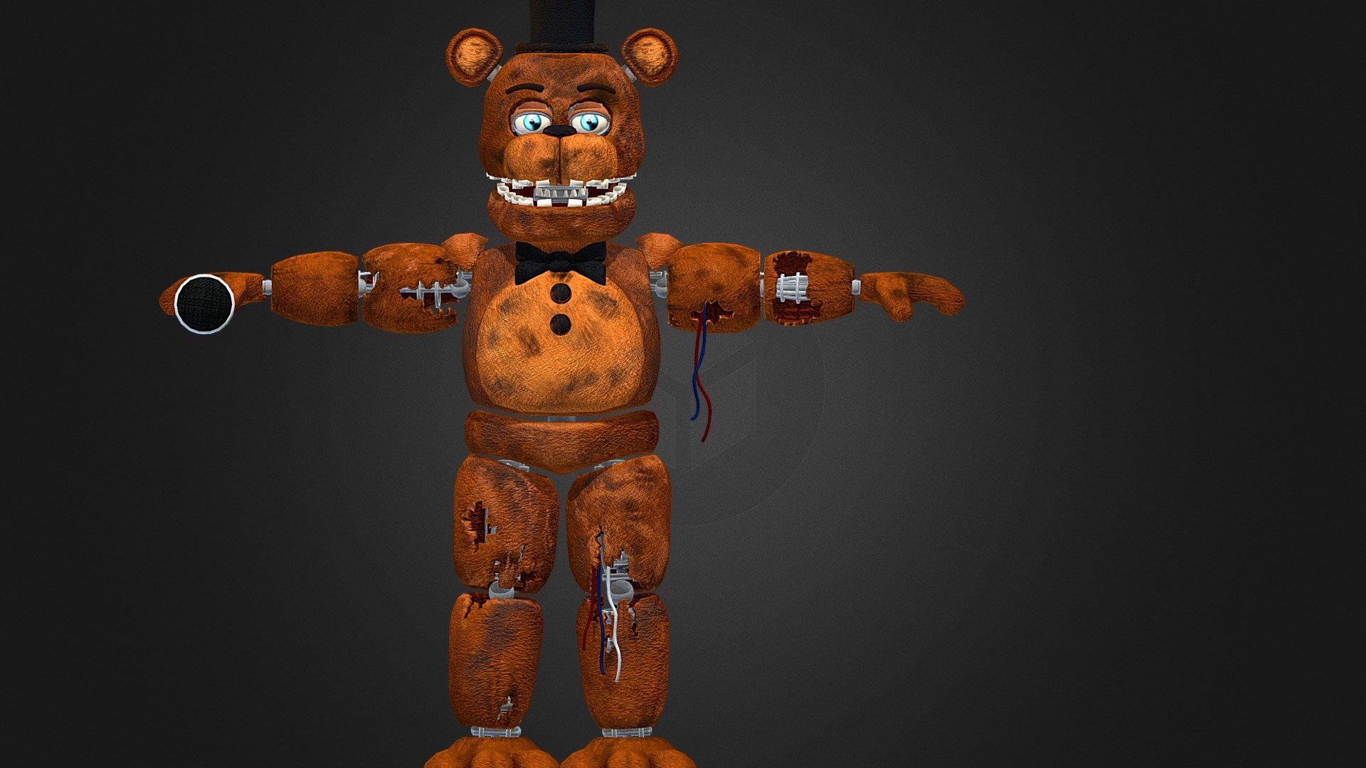 WitheredFred Five Night's Night's At Freddy's:Hw