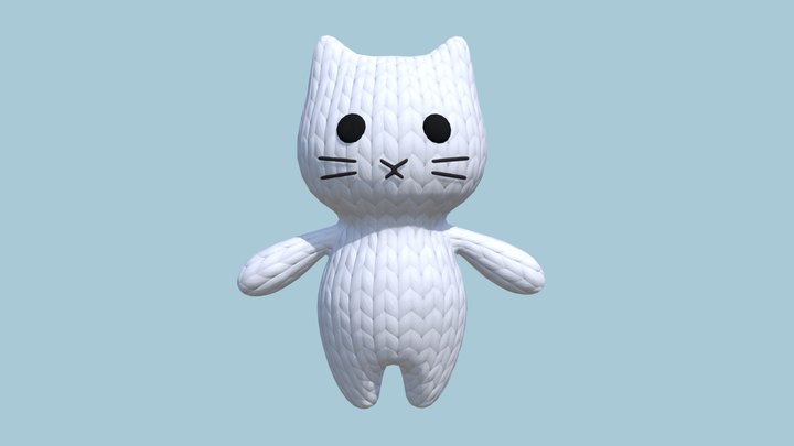 Cat Toy Collectible Item 3D Model