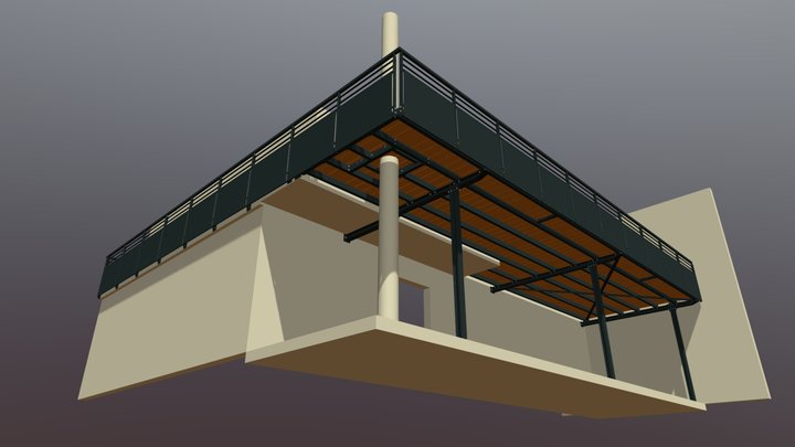 Terrasse 3D Model