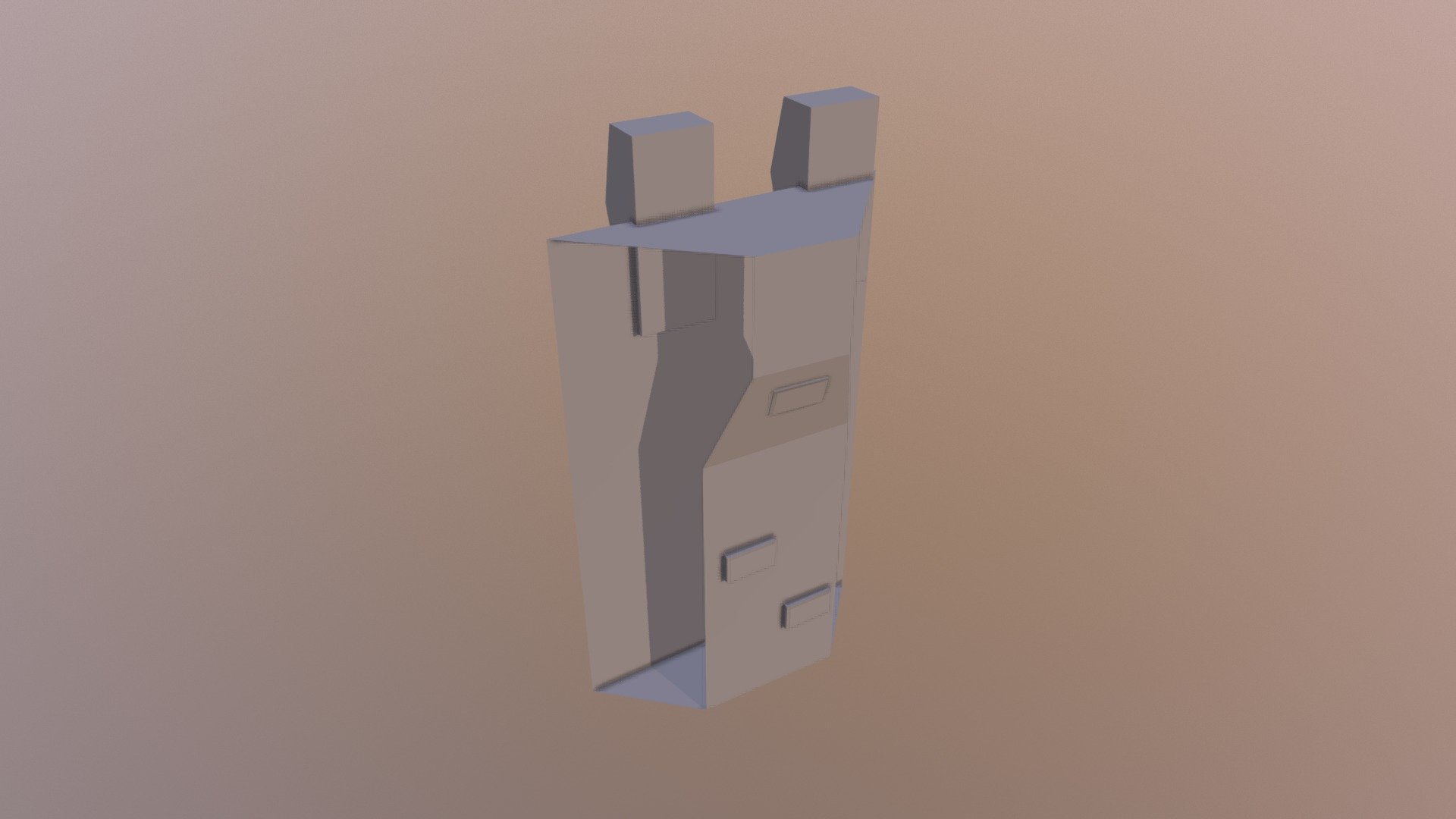 JC FP Wall Battlements Corner B Piece