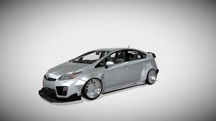 Multiple Animation Car Mode1 - Deployed 3D Model