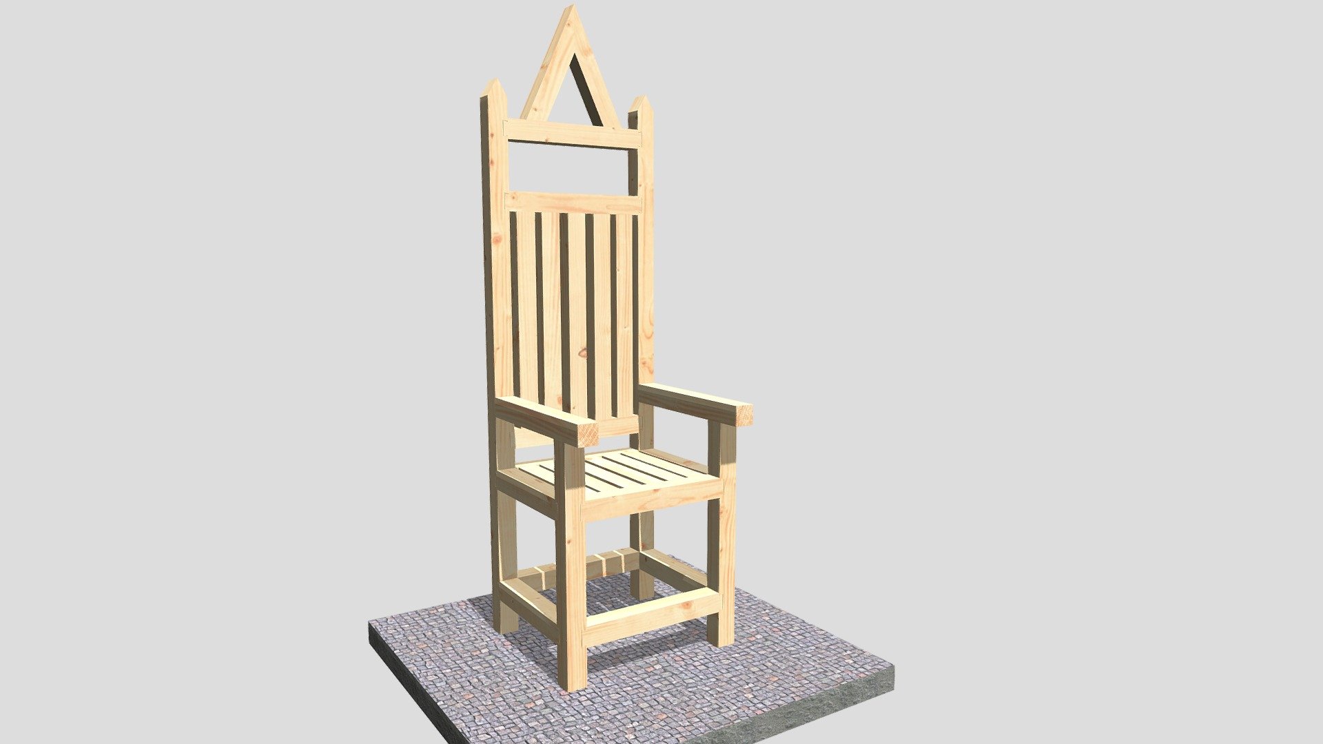 Trón - 3D model by larex [a8b6391] - Sketchfab