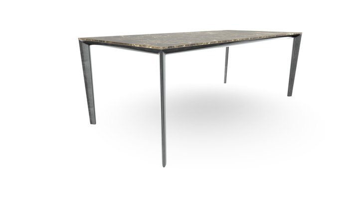 Chair_Outline_table_Filigree_Renderscen 3D Model